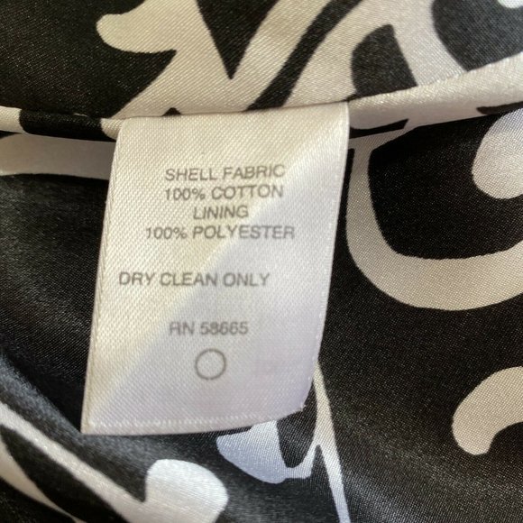 Classiques Entier Dress Coat 3/4 Sleeve Jacket Black Textured Cotton - Picture 11 of 11